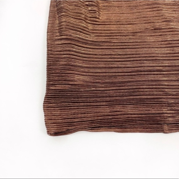 Calvin Klein Metallic Bronze Sleeveless dress size 4 - Picture 7 of 8